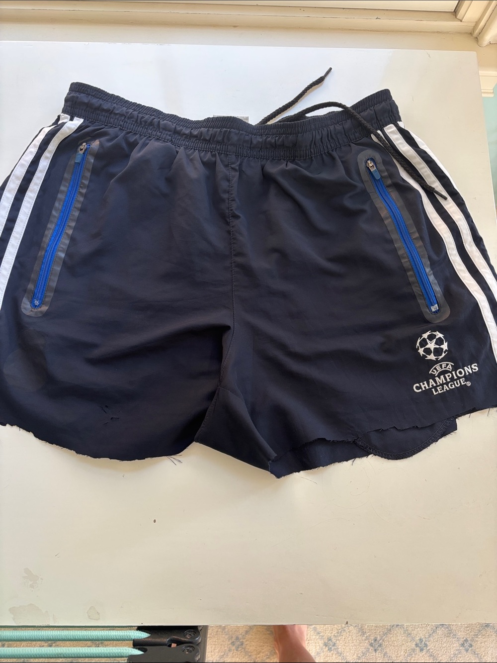 adidas Navy Athletic Shorts